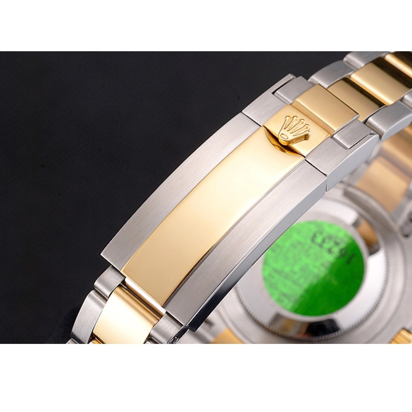 Aaa replica watch Two Blue Gold Dial Rolex Steel Submariner Bezel Swiss And Bracelet Tone 0710